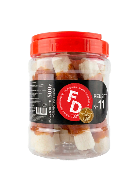 Изображение товара Лакомство для собак For Dogs Рецепт №11 Мясные ребрышки / TUZ967 (10шт)