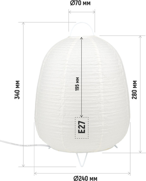 Изображение товара Ночник ArtStyle HT-127W (белый)
