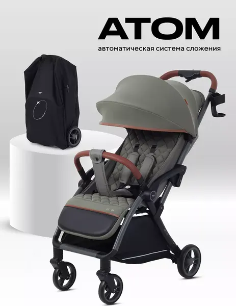 Изображение товара Детская прогулочная коляска MOWbaby Atom / MB200 (Olive)