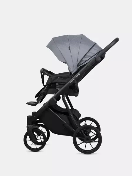 Изображение товара Детская универсальная коляска Riko Montana X 3 в 1 Basic (52, серый)
