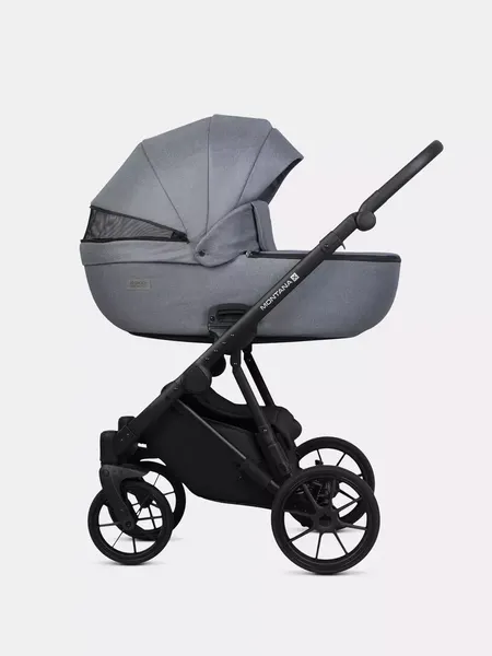 Изображение товара Детская универсальная коляска Riko Montana X 3 в 1 Basic (52, серый)