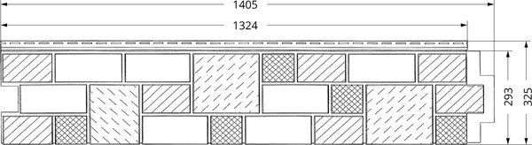 Изображение товара Фасадная панель Grand Line Я-Фасад Екатерининский камень (бронза)
