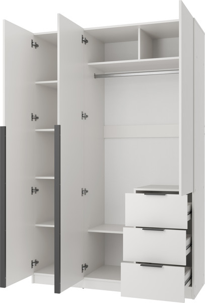 Изображение товара Шкаф Mio Tesoro Мельбурн 3DG3S (белый)