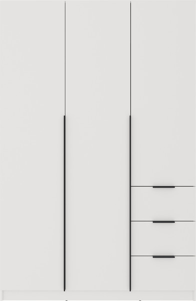 Изображение товара Шкаф Mio Tesoro Мельбурн 3DG3S (белый)