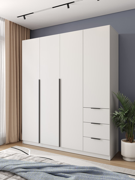 Изображение товара Шкаф Mio Tesoro Мельбурн 4DG3S (белый)