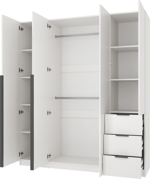 Изображение товара Шкаф Mio Tesoro Мельбурн 4DG3S (белый)