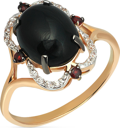 Изображение товара Кольцо из желтого золота Кристалл CH78700226773 (р.16.5)