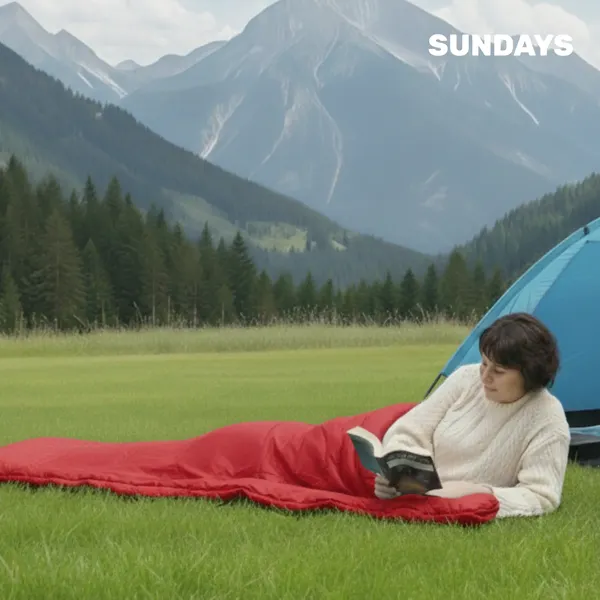 Изображение товара Спальный мешок Sundays ZC-SB001 (2шт, красный)