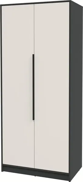 Изображение товара Шкаф Interline Концепт КТ-Ш2 Глосс (антрацит/кашемир)