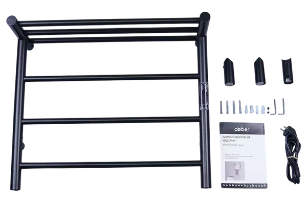 Изображение товара Полотенцесушитель электрический Abber Standard AH4614MB (черный матовый)
