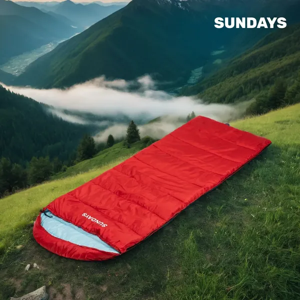 Изображение товара Спальный мешок Sundays ZC-SB010 (2шт, красный)