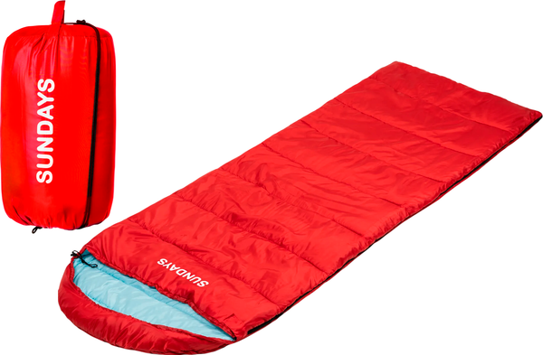 Изображение товара Спальный мешок Sundays ZC-SB010 (2шт, красный)