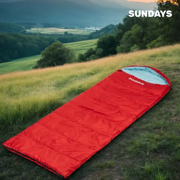Изображение товара Спальный мешок Sundays ZC-SB010 (2шт, красный)