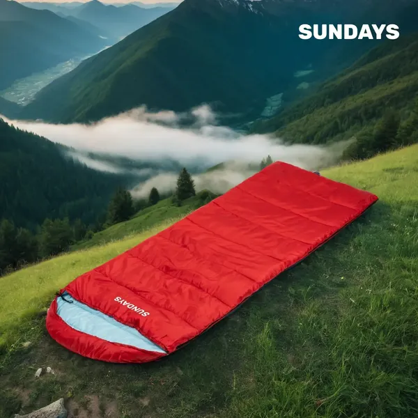 Изображение товара Спальный мешок Sundays ZC-SB010 (4шт, красный)
