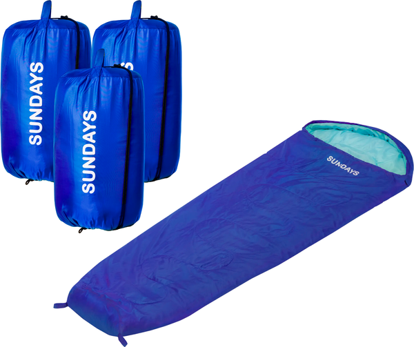 Изображение товара Спальный мешок Sundays ZC-SB-S4 (4шт, синий)