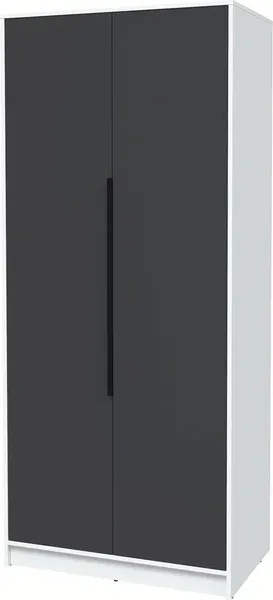 Изображение товара Шкаф Interline Концепт КТ-Ш2 Глосс (белый платинум/пепел)