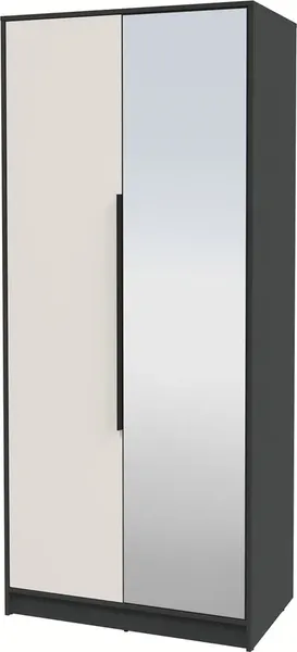 Изображение товара Шкаф Interline Концепт КТ-Ш2з Глосс (антрацит/кашемир)