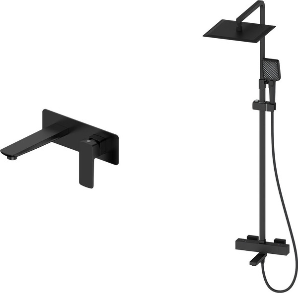 Изображение товара Душевая система со смесителем Oliveeka OL-739901+869003-MB