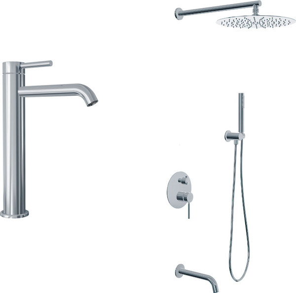Изображение товара Душевая система со смесителем Oliveeka OL-88939017+88239017-CR