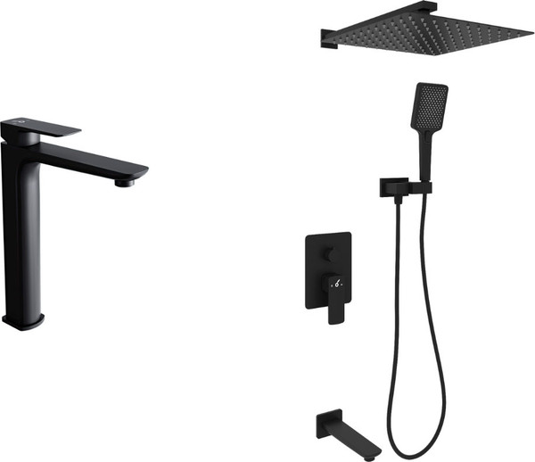 Изображение товара Душевая система со смесителем Oliveeka OL-88939003+239003-MB