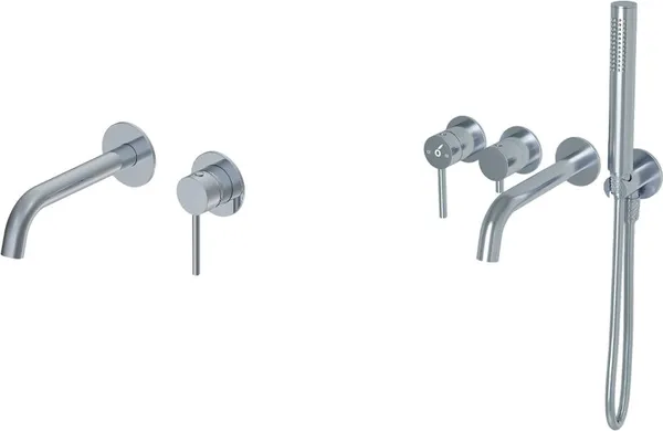 Комплект смесителей Oliveeka OL-889017+88869017-CR (хром)