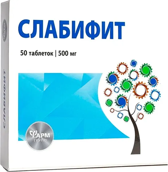 Изображение товара Пищевая добавка Фармгрупп Слабифит (50 таблеток)