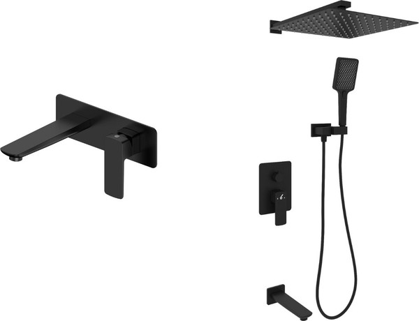 Изображение товара Душевая система со смесителем Oliveeka OL-88939003+869003-MB