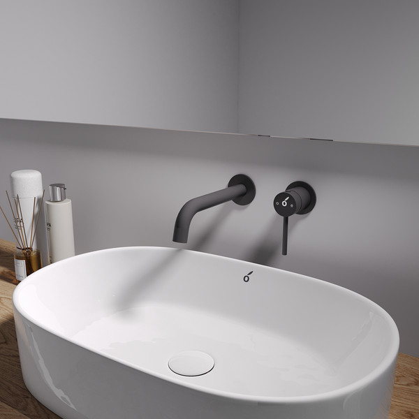 Изображение товара Душевая система со смесителем Oliveeka OL-88939017+88869017-MB