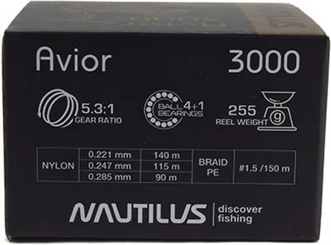 Изображение товара Катушка безынерционная NAUTILUS Avior 3000 / 16-59296069
