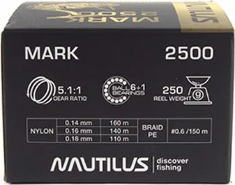 Изображение товара Катушка безынерционная NAUTILUS Mark 2500 / 16-59296064