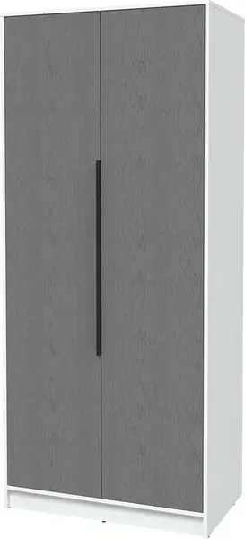Изображение товара Шкаф Interline Концепт КТ-Ш2 Глосс (белый платинум/дуб серый)