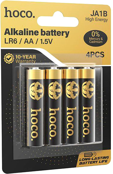 Изображение товара Комплект батареек Hoco LR06 Plus (4шт)