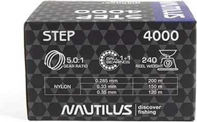Изображение товара Катушка безынерционная NAUTILUS Step 4000 / 16-59296197