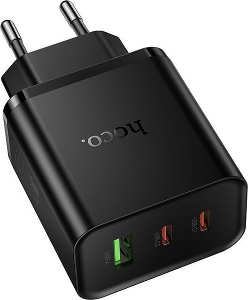 Изображение товара Адаптер питания сетевой Hoco N75 (черный)