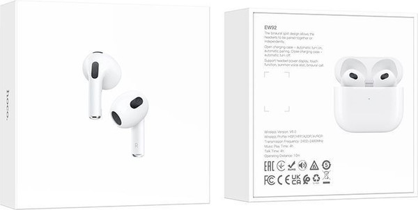 Изображение товара Беспроводные наушники Hoco EW92 TWS (белый)