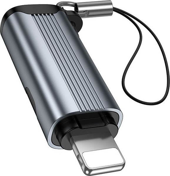 Изображение товара Адаптер Hoco UA44 Lightning-Type-C (металлик)