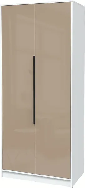 Изображение товара Шкаф Interline Концепт КТ-Ш2 Глосс (белый платинум/капучино глянец)