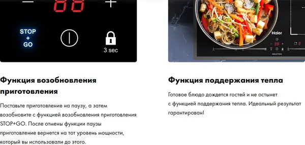 Изображение товара Индукционная варочная панель Haier HHY-Y64TVTPG