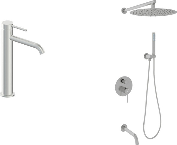 Изображение товара Душевая система со смесителем Oliveeka OL-88939017+88239017-BN