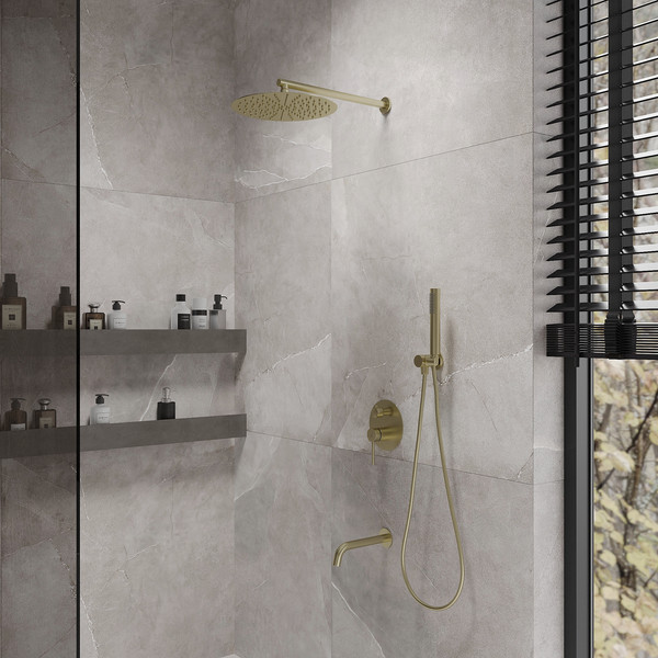 Изображение товара Душевая система со смесителем Oliveeka OL-88939017-BG (золотой матовый)