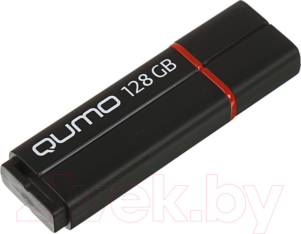 Изображение товара USB flash накопитель Qumo Speedster 128GB 3.0 Black / QM128GUD3-SP
