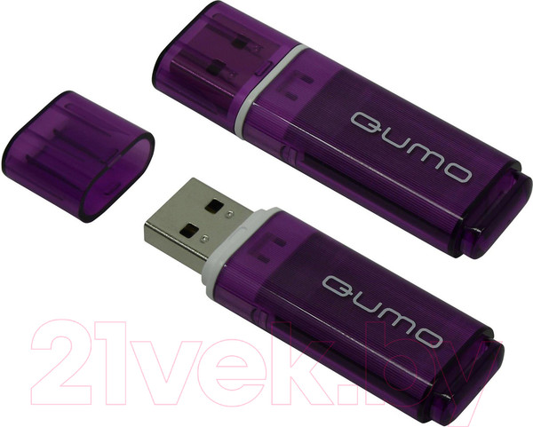 Изображение товара USB flash накопитель Qumo Optiva 01 64GB 2.0 Violet / QM64GUD-OP1