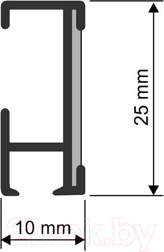 Изображение товара Карниз для штор Lm Decor D-2 (3м)