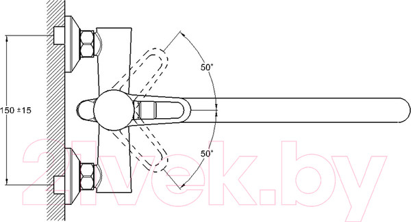 Изображение товара Смеситель G.Lauf NUD7-A045KH