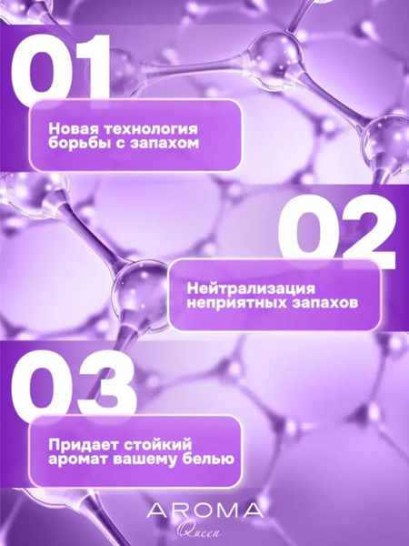 Изображение товара Кондиционер для белья Aroma Queen Charm в гранулах (210г)
