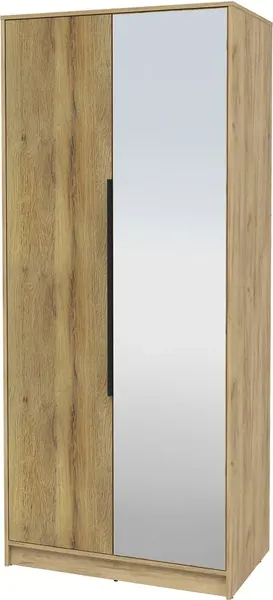 Изображение товара Шкаф Interline Концепт КТ-Ш2з Глосс (дуб золотой/дуб вотан)
