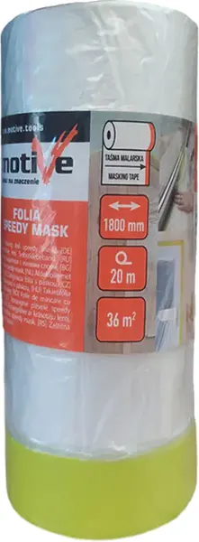 Изображение товара Пленка строительная Firsttool Speedy Mask 1800мм / F010237 (20м)