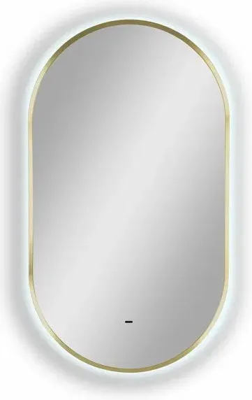 Изображение товара Зеркало Континент Miaro Gold LED 45x80 (золотой)