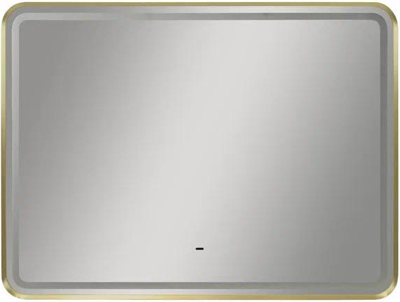 Изображение товара Зеркало Континент Aliro Gold LED 80x60 (золотой)
