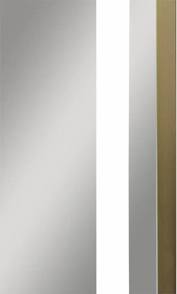 Изображение товара Зеркало Континент Aliro Gold LED 80x60 (золотой)